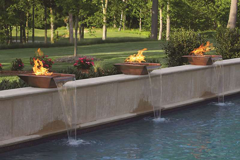 Swimmingpool Fire Walls