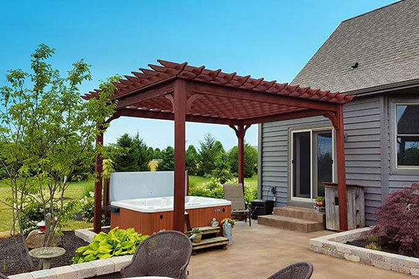 Wood Pergolas Patio Covering, Backyard Pergola