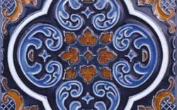 NPT Casablanca Cobalt Rust Deco | NPT Pool Tiles
