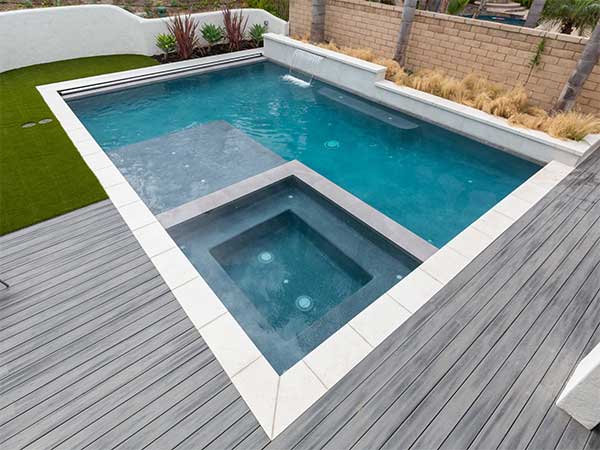 Backyard PolishedScapes Silver Reef Finish, Backyard Pool