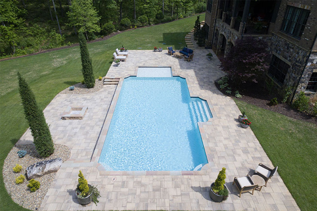 Grecian Classic Pool Shape | Backyard Grecian Classic Pool