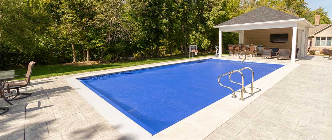 Swimming Pool with Winter Cover